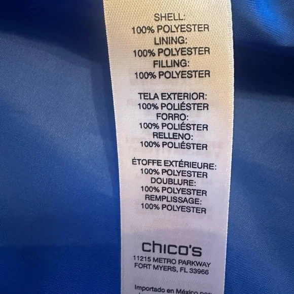 Chico’s Quilted Jacket - Picture 6 of 8